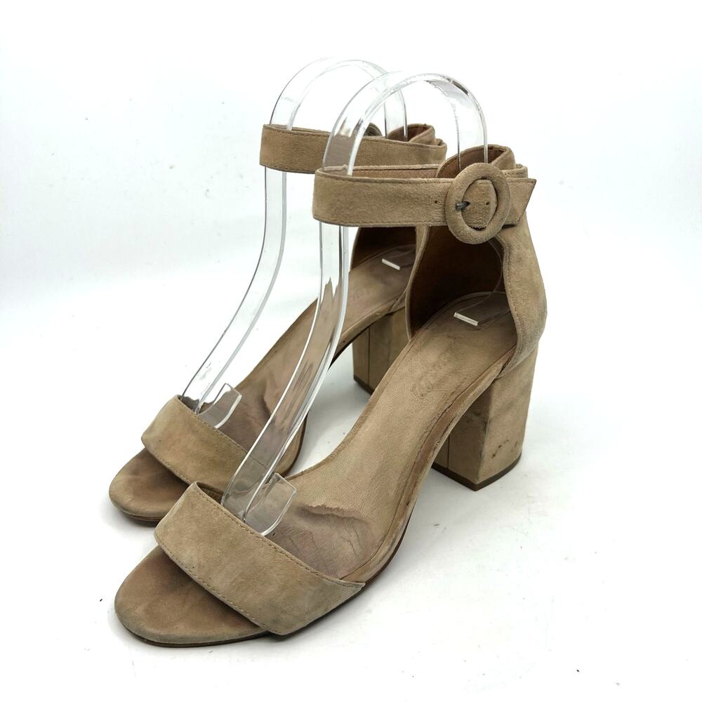 Madewell Regina Suede Ankle Strap Sandals Women's 7 US
